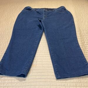 Lee 1889 RELAXED FIT Women's High Rise Dark Blue Jeans SIZE 22W